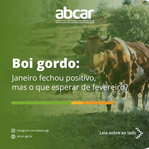 Boi gordo: janeiro fechou positivo, mas o que esperar de fevereiro?, slide 1 de 4