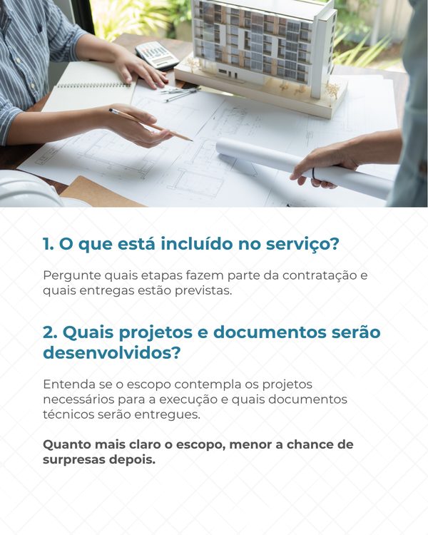 7 perguntas para fazer antes de contratar um escritório de arquitetura, slide 3 de 6