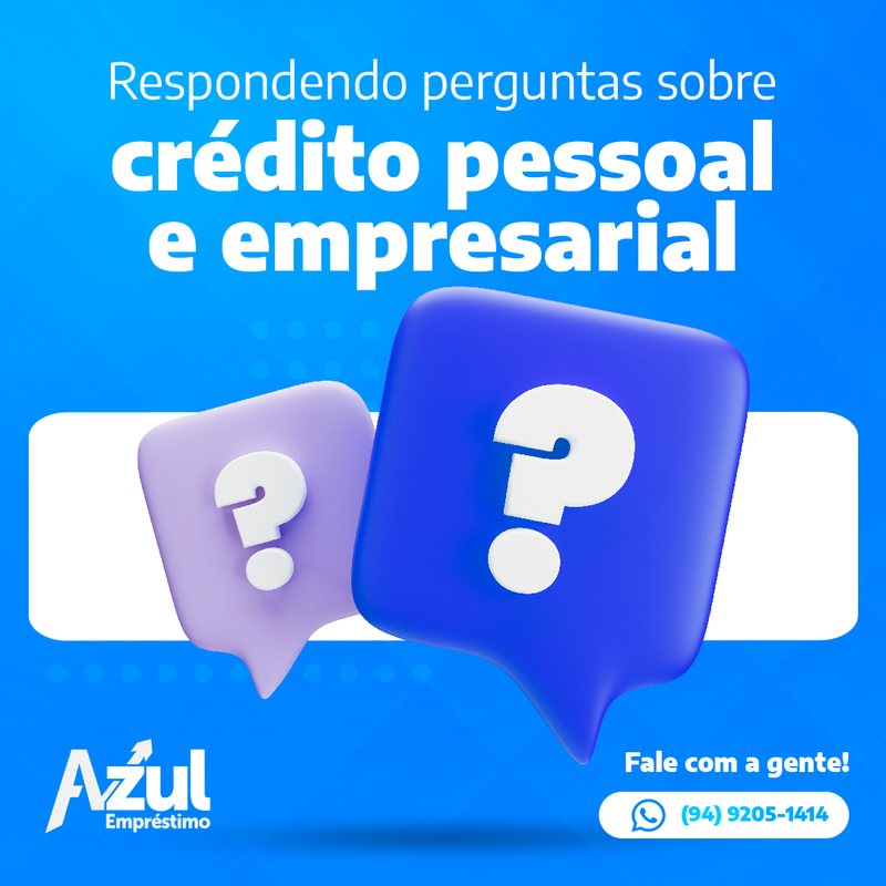 Post 5 de Azul Empréstimo