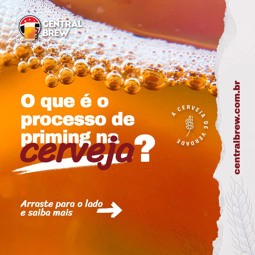 O que é o processo de priming na cerveja?, slide 1 de 7