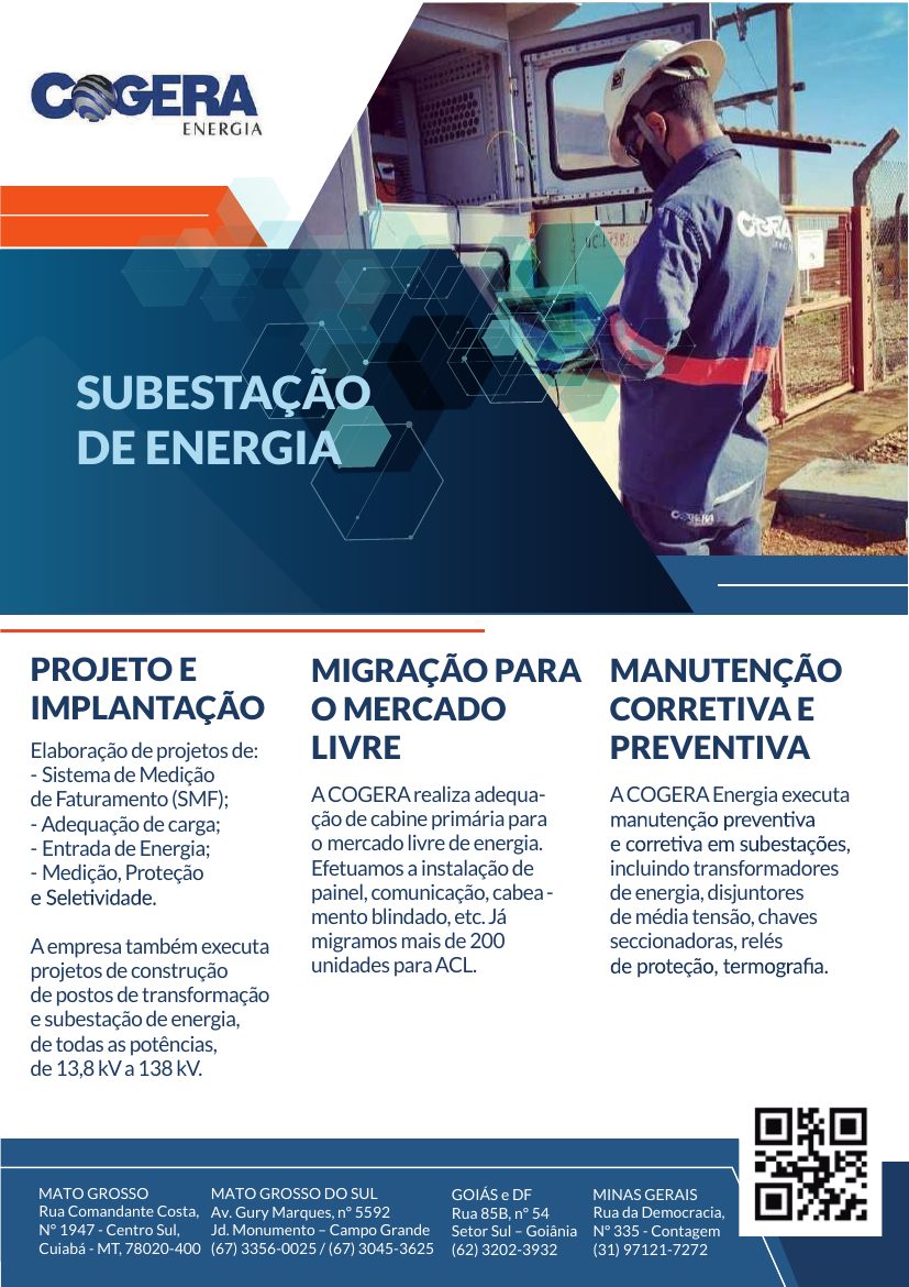 Catálogo Cogera, Subestação de energia
