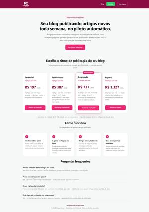 Site Marketing com Conteúdo