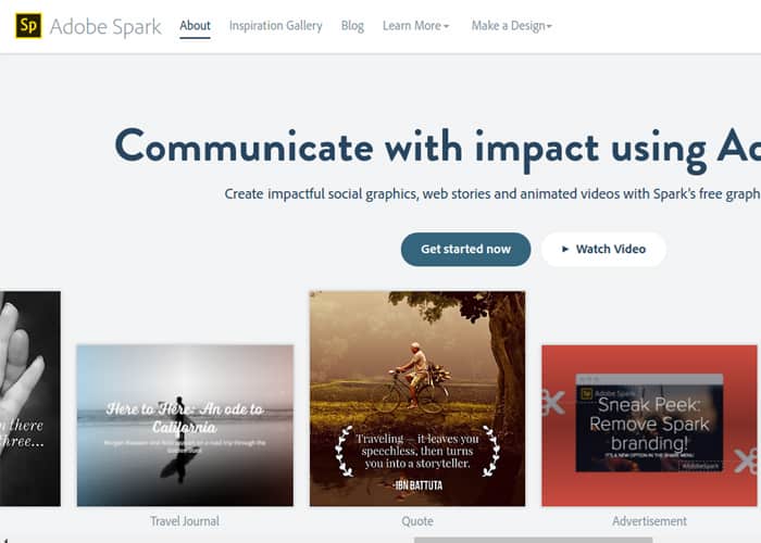Adobe Spark pode ajudar na criação de imagens para divulgação