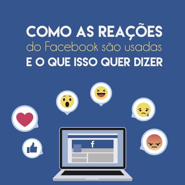 Como as reações do Facebook são usadas e o que isso quer dizer