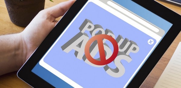 Anúncios bloqueados Bloqueador de anúncio