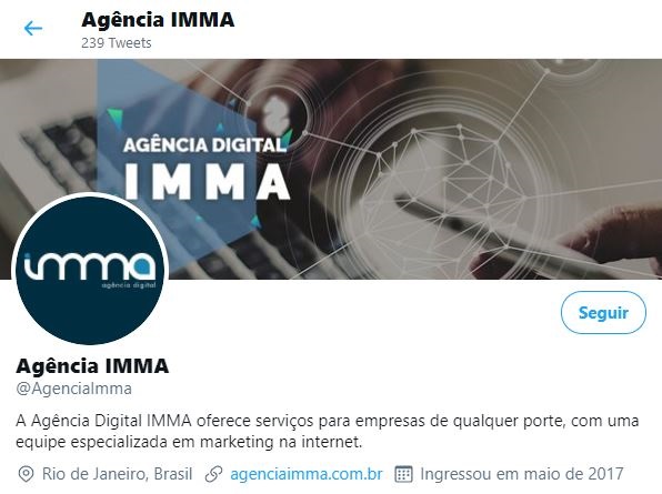 Tenha um perfil bem otimizado