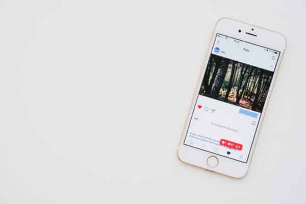 Conta empresarial no Instagram