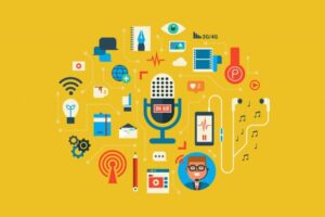 Qual é a relação entre o podcast e o marketing de conteúdo?