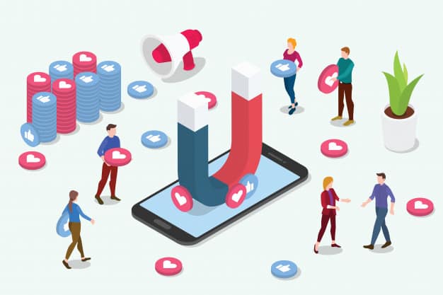 Presença nas mídias sociais