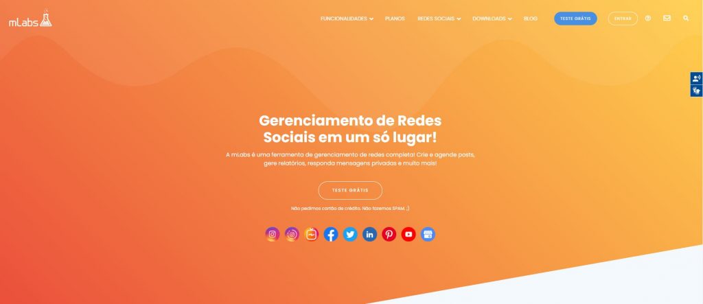 Ferramenta de Gerenciamento de Instagram. Fonte: Mlabs