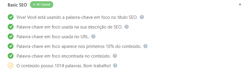 Métricas de SEO
