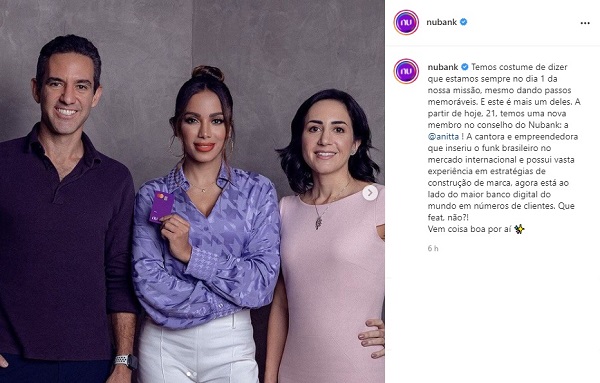 Parceria Nubank e Anitta