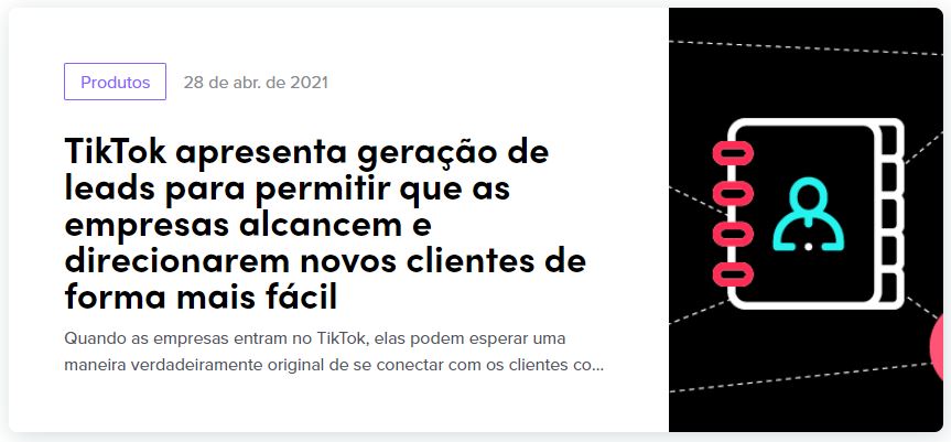 Geração de Leads no TikTok