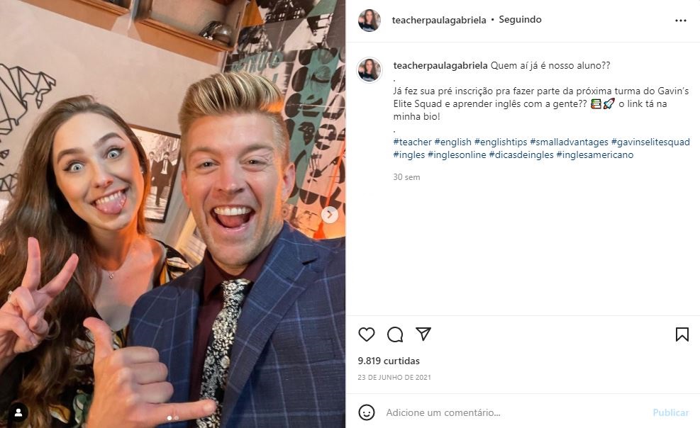 Paula também faz parte do time da Fluency Academy Paula também faz parte do time da Fluency Academy