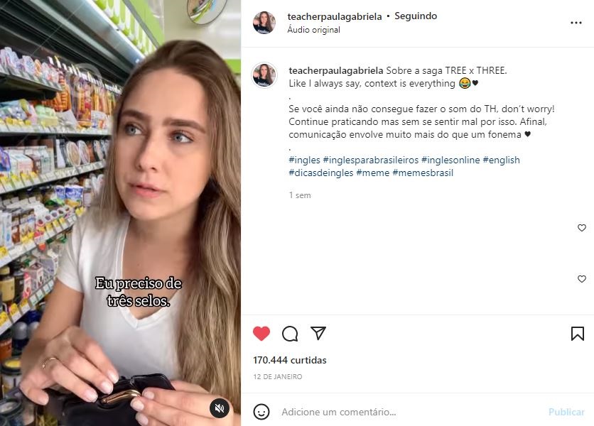 Reels da Professora Paula