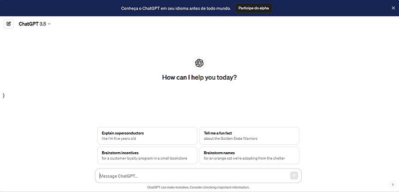 Chat GPT para ajudar na criação de posts