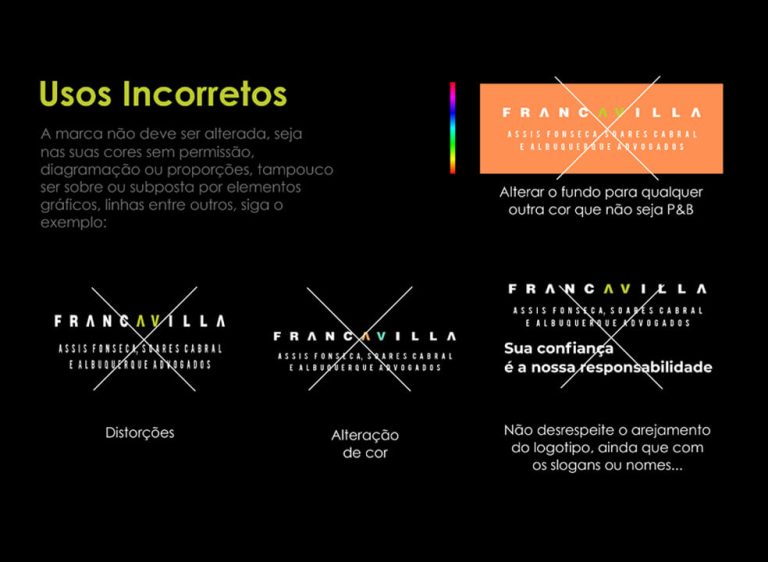 Francavilla - Criação de Logomarca para escritório de Advocacia