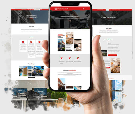 Criação de website em WordPress para Empresa de obras e construção: Gypwork