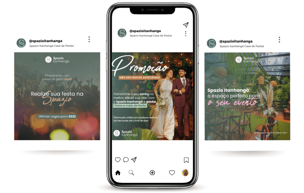 Gestão de redes sociais para Casa de festas e eventos: Spazio Itanhangá