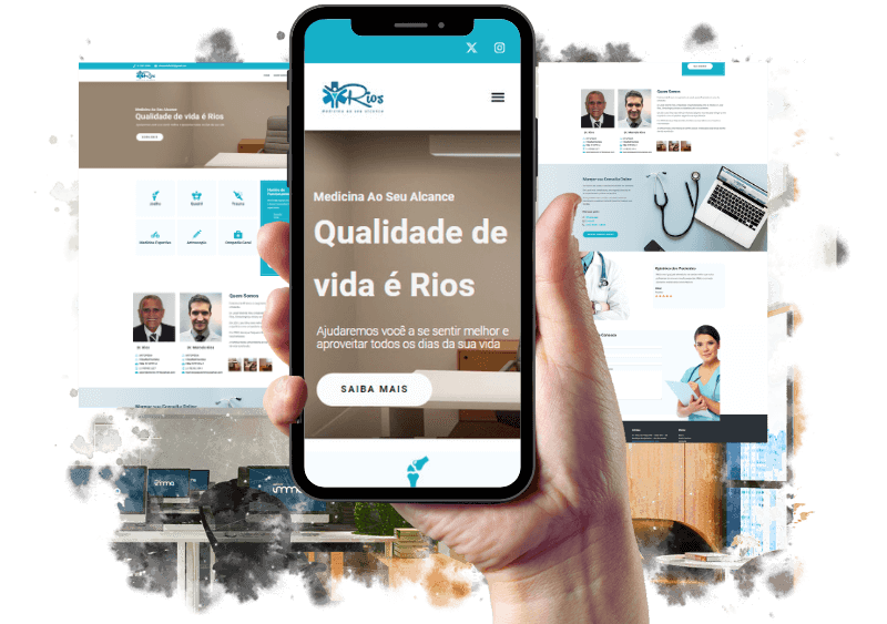 Criação de sites para Clínica Ortopédica: Clínica Rios