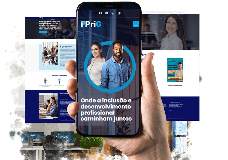 Marketing Digital para Startup Social - Instituto Primeira Geração (PriG)
